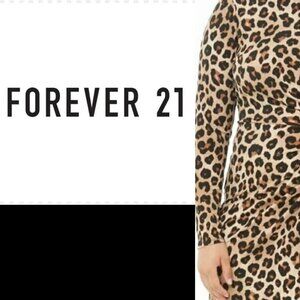 Forever 21 Leopard Print Maxi Dress